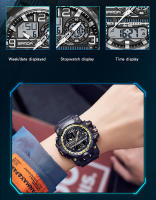 Reloj Deportivo De Estilo Militar G-Serie SANDA Para Hombres Resistente Al Choque Y Al Agua Con Pantalla Analógica Y Digital Relogios Electrónicos Para Hombre - details 3
