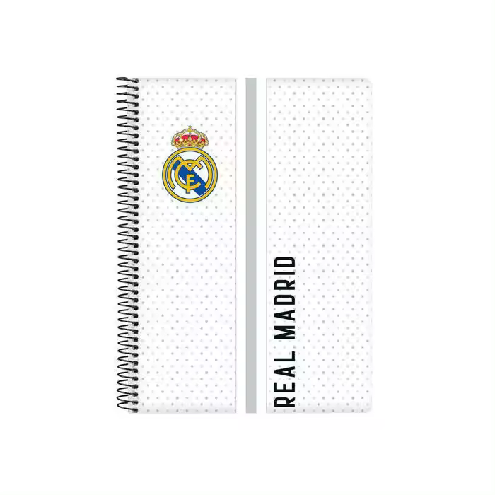 Libreta Real Madrid Tapa Dura 4x4 mm A5 - Safta - 1