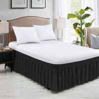 Envolvente Sábana De Cama Con Volantes Fácil De Ajustar Antiarrugas Lavable Resistente Al Desvanecimiento Decoración Para Hogar Para Rey Queen Twin - details 8
