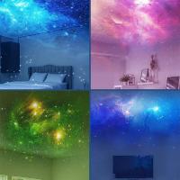 Proyector De Astronauta LED Luz De Noche Galaxia Estrella Cielo Atmosfera Decoración De Escritorio Habitación Hogar - details 2