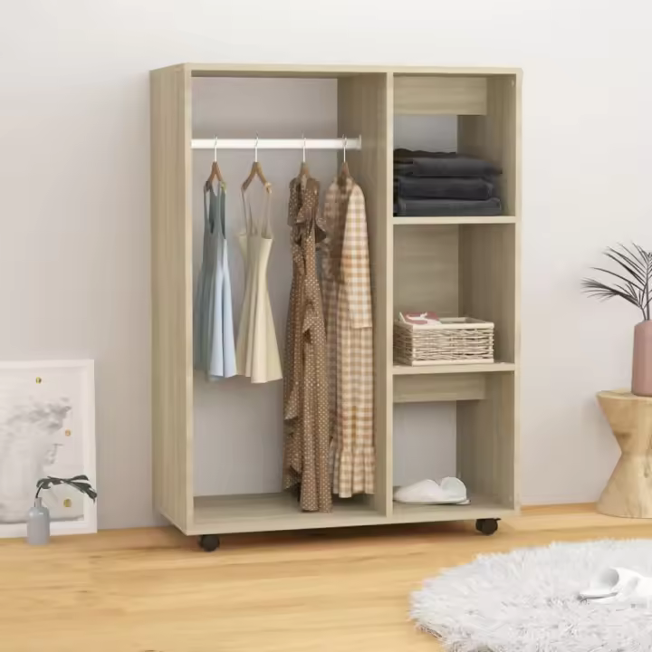 vidaXL Armario madera de ingeniería color roble Sonoma 80x40x110 cm - 1