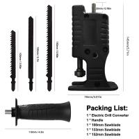 Adaptador Portátil De Silla Reciprocante Eléctrica Con 3 Hojas De Sierra Para Corte De Madera Y Metal Herramienta Modificada Para Equipo De Renovación - details 10