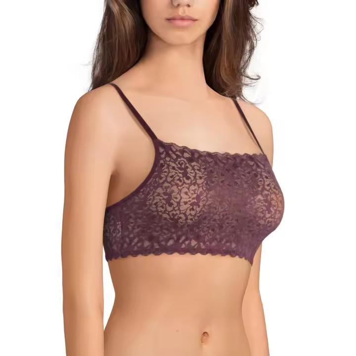Passionella - Bralette. Color Aubergine - 1