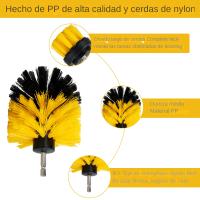Kit De 5 Piezas De Cepillo Eléctrico Para Broca Multipropósito Set De Accesorios De Limpieza Con Conector De Paja De Níquel Para Limpieza Doméstica - details 0