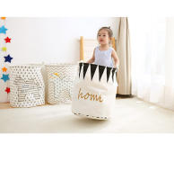 Cesta De Ropa Plegable Impermeable Para Almacenamiento De Calcetines Camisas Y Socks Organizador Creativo De Barril Sucio Para El Hogar Material De Lona Ecológico - details 6