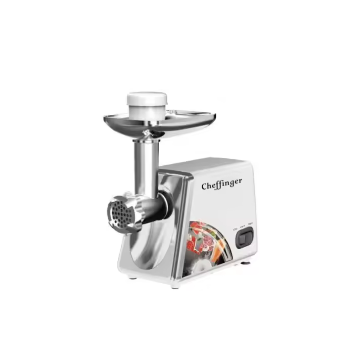 Cheffinger Picadora eléctrica de Carne Multifunción 2500W de potencia Con Embutidora de Chorizos Trituradora de Carne - 1