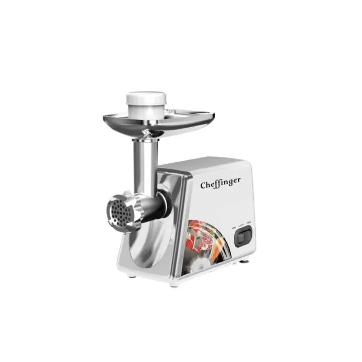 Cheffinger Picadora eléctrica de Carne Multifunción 2500W de potencia Con Embutidora de Chorizos Trituradora de Carne - 1