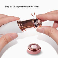 Epilador Eléctrico Para Mujer Recargable Herramienta De Eliminación De Vello Mini Afeitadora Trimmer De Cejas Y Cara - details 6