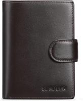 Cartera Hombre de cuero, Billetera with Bloqueador RFID, Cartera Vertical para Hombre with 19 Ranuraspara Tarjetas, 3 Ranuraspara Billetes, 1 Bolso para Monedaswith Bot N - details 1