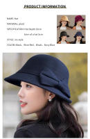 Sombrero De Paja Vintage Con Lazo Elegante Para Mujer Color Sólido Ajustable Para La Primavera Y Otoño Casual - details 6
