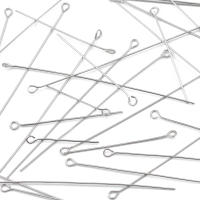 100pcs Pinchos De Ojo De Acero Inoxidable Para Joyería 3 Estilos 20-70mm Hebillas De Cabeza Para Pendientes Pulseras DIY - details 4