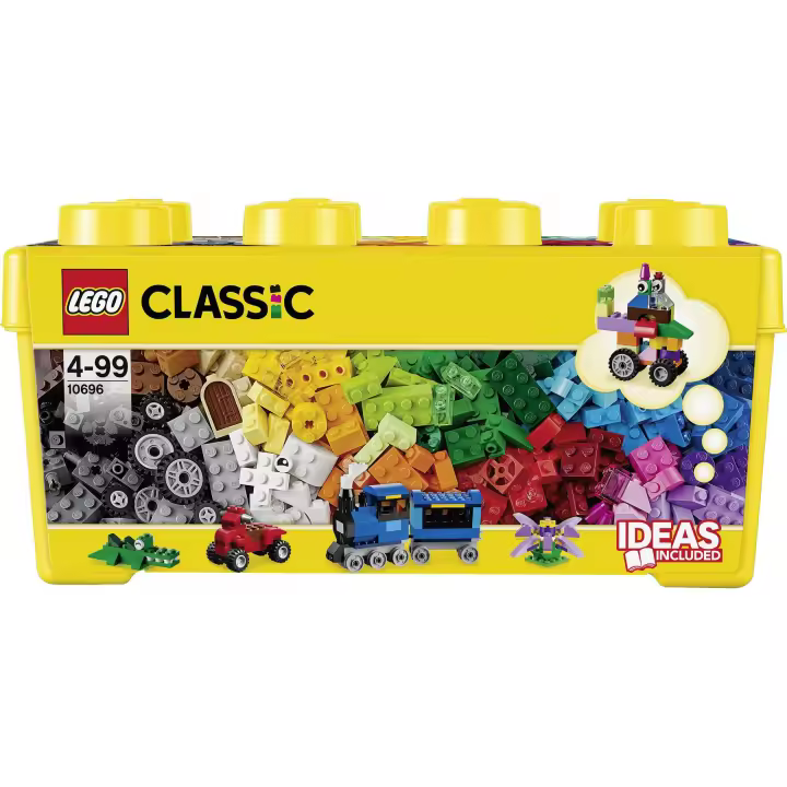 Caja ladrillos creativos mediana 484 piezas - 1
