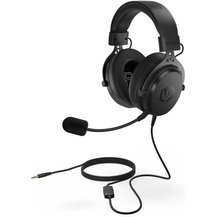 ENDORFY VIRO Plus USB, Auriculares Over Ear con Tarjeta de Sonido USB 7.1, Almohadillas de Tela Adicionales, Micrófono y Cable Desmontables - 1