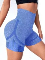 Shorts De Yoga Para Mujer Cintura Alta Fitness Running Pantalones De Gimnasio Levantamiento De Glúteos Sportswear Yoga Push up Shorts De Entrenamiento - details 13