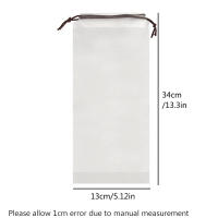 Bolsa De Almacenamiento Transparente Y Mate Para Paraguas 10pcs Diseño De Cierre Con Cordón Resistente Al Agua Para Artículos Pequeños Y Comestibles - details 2