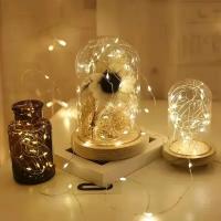 10Pcs Luces De Enredadera LED Para Jardín Con Batería Incluida Decoración De Fiesta De Boda Y Habitaciones Exterior - details 7