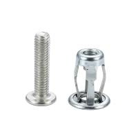 Juego De 15 Piezas De Tornillos De Placa Con Tornillo Fijado Y Cerradura Petalina Para Coche Metálicos Huecos De Pared Material De Acero Carbono - details 6