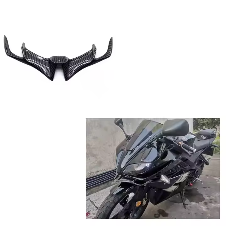 Ala Universal Para Motocicletas 1pc Spoiler De Frontera Adecuado Para La Mayoría De Las Motocicletas Instalación Y Uso - 1