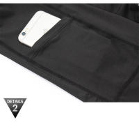Pantalones De Entrenamiento De Veludo Para Hombre Con Bolsillo Térmicos Estrechos Para Correr En Otoño E Invierno - details 20