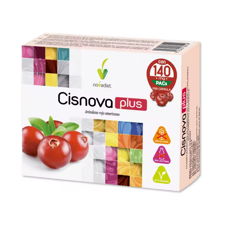 Novadiet CISNOVA PLUS 60 Cápsulas con Arandano Rojo Americano - 1
