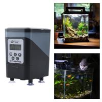 Dispensador De Alimentos Para Peces Automático Gran Capacidad Impermeable Con Timer Diseño Transparente Antihumedad Instalación Con Ventosa Para Acuario - details 6