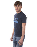 Emporio Armani EA7 Camiseta Algodón Hombre Azul Oscuro 3ZPT42PJ18Z 1554 - details 2