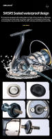 Carrete De Pesca DEUKIO 2024 5.2:1 Potencia Máxima 18lbs Engranaje De Aluminio Aviso De Pesca Para Agua Dulce Y Salada - details 7