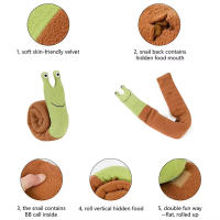Juguete Interactivo Para Perros Squeaky De Peluche Educativo Para Entrenamiento De Instinto De Buscado Juguetón Para Mordedor Y Dientes - details 3