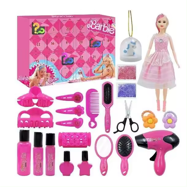 Niñas Navidad accesorios ropa cambiar caja ciega - 1