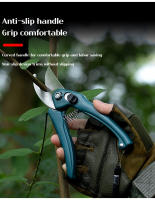 Tijeras De Jardín Con Cuerda Antipérdida Para Cortar Ramas Y Brotes Florales Menores a 2.5cm Herramienta De Podar Metálica Con Agarre Antideslizante - details 5
