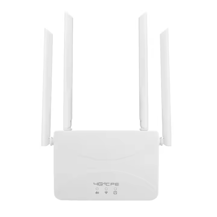 4G LTE WIFI Router 150Mbps 4 External Antennas Power Signal Booster Hotspot Smoother Wired Connection Intelligent Micro SIM Card - 1
