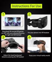 Gafas De Realidad Virtual VR Para TV Y Videojuegos Compatible Con iOS Y Android Gafas 3D Gafas De Realidad Virtual Con Controlador Sensor Inalámbrico Gafas Binoculares Para Smartphone - details 13
