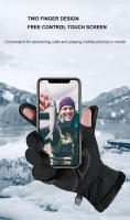 Guantes De Invierno Para Hombre Y Mujer Toque De Pantalla Térmicos Para Ciclismo Conducción Motocicleta Impermeables Antideslizantes Deportes Al Aire Libre - details 10