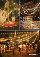 Luces LED De Navidad Con Cable De 10M Con Enchufe EU Plug Decoración De Guirnalda De Lámparas De Hadas Para Hogar Boda Fiesta Festiva - details 3