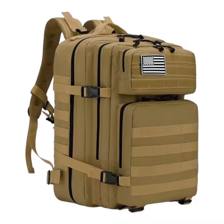 Mochila para Viajar  Mochilas de  Colores con Agarre de Mano para Viaje  Múltiples Bolsillos  Mochila de asalto del ejército Bolsa Bug Out de 3 días mochila de senderismo para acampar  (666-DS) - 1