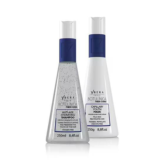Ybera Paris Pack Efecto Bótox Botulinica para Cabello Envejecido Fino y Encrespado - 1