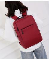 Bolsos,1PC Mochara gris para portátil de Negocios, Bolsa de viaje Ligera de Tela con Correa ajustable, cerre de Cremallera, forro de poliéster, detalle de Hilo de Coser, diseño de Cordones PARA LA Escuela, Actividades al Aire Libre - details 14