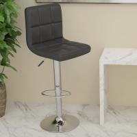 vidaXL Taburete de cocina de cuero sintético en color Gris/Blanco/Negro y más | cómodas modernas ergonómicas para comedor cocina salón hogar - details 2