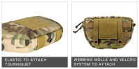 Bolsa Descartable De Caza Y Deportes 1050D Nylon Con Sistema De Correas Molle Para Exterior Bolsa Frontal De Porta Placa De Hombro - details 6