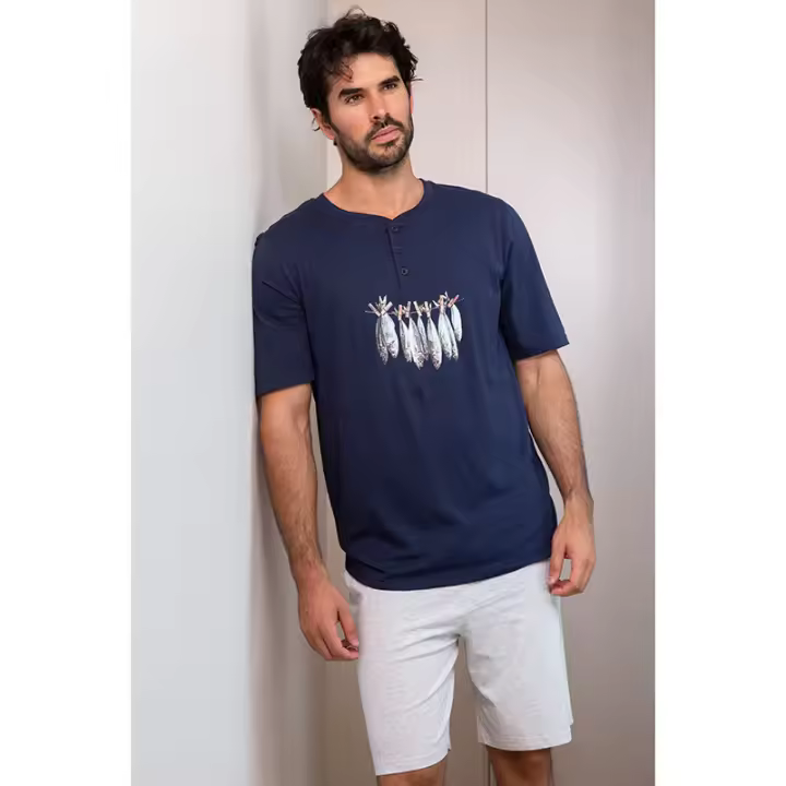 Pijama Manga Corta Muslher 245020 para Hombre - 1