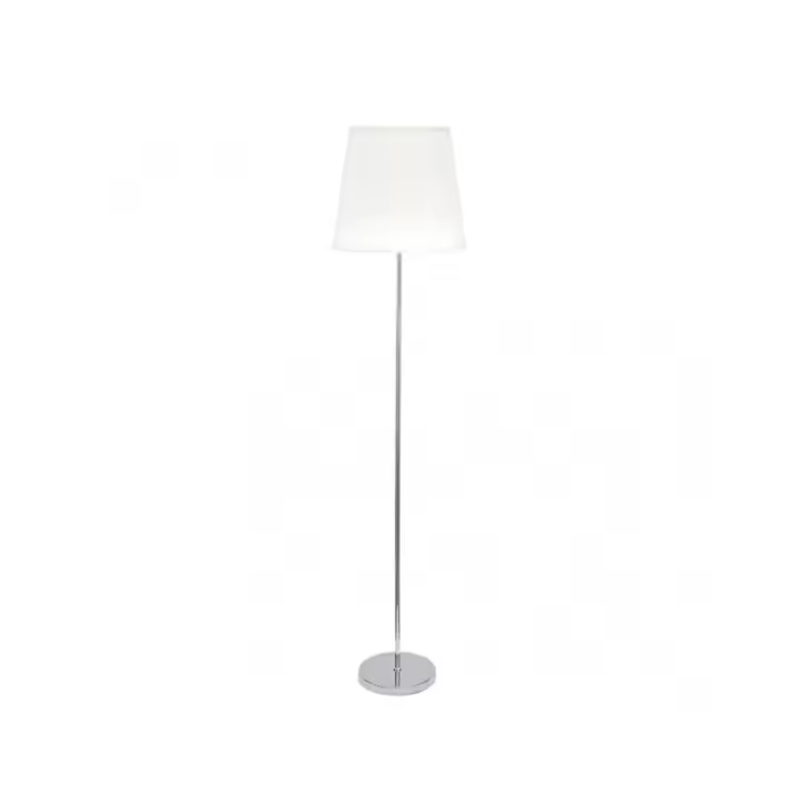 Fabrilamp - Pie Salon Maldivas 1xe27 Cromo/blanco Regx40x40 Cm - 1