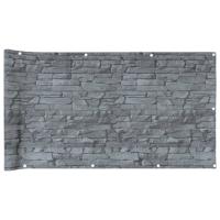 vidaXL Pantalla de privacidad de jardín PVC 500x120 cm Color Antracita,  Gris,  Crema y mas Perfecta para plantas y animales, múltiples usos malla para ventilación, seguridad, ventana, jardín - details 4