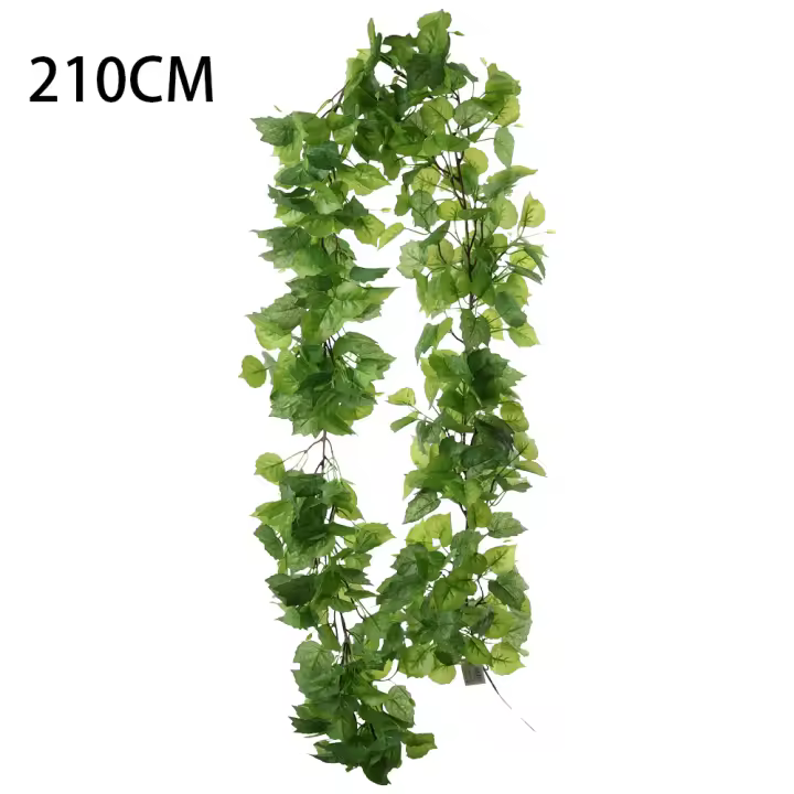 Poenia Arte Floral - Planta Artificial Tira Colgante de Hojas Realistas 210cm - REF 631154 - Decoración Realista - Deoración Duradera - 1