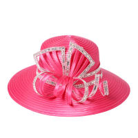 Sombrero De Encaje Blanco Elegante Para Mujer Con Lazo Satinado Para Boda Y Occasiones Formales Sombrero De Iglesia Derby - details 6