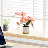 Arreglo De Flores Artificiales En Maceta Orquídea Falsa Phalaenopsis Para Cocina Año Nuevo Dormitorio Regalo De Casa Sala De Estar - details 1