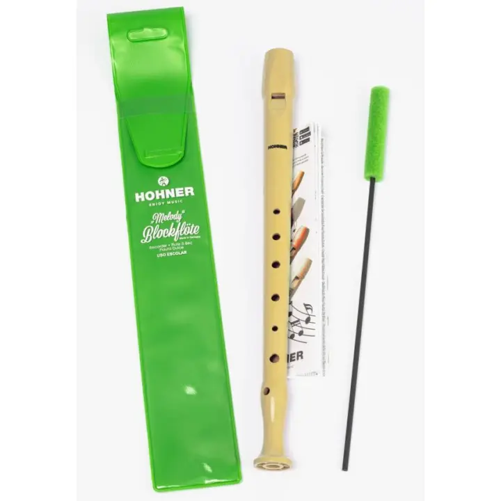 FLAUTA HOHNER VERDE MELODY SOPRANO ALEMANA - 1