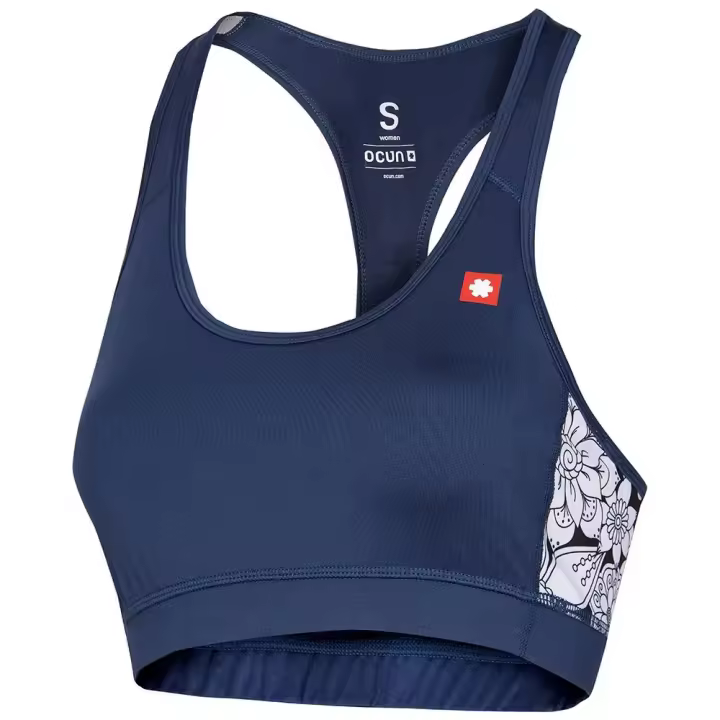 Ropa mujer Tops y sujetadores deportivos Ocun Sujetador Deportivo Misty Azul - 1
