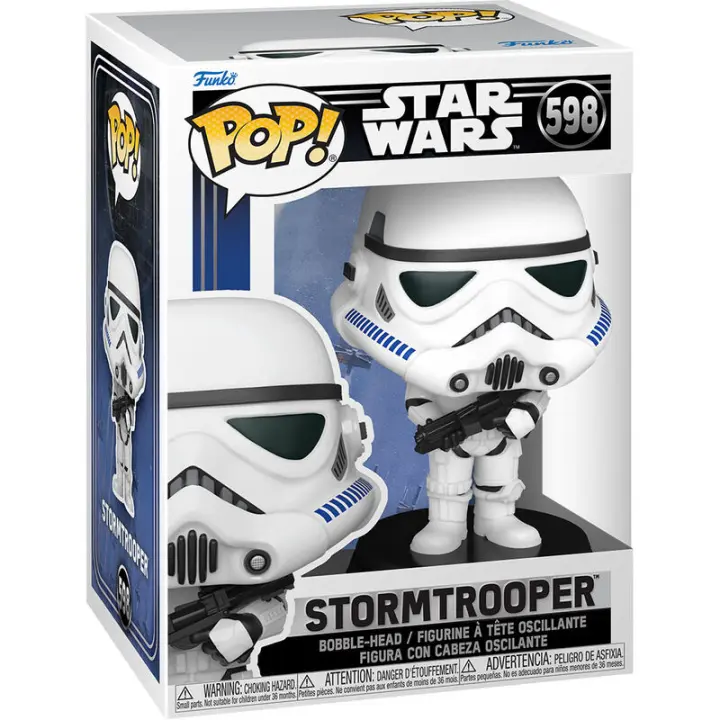Figura Pop Star Wars Stormtrooper-Figura de Vinilo Coleccionable - Idea de Regalo- Mercancia Oficial - Juguetes para Niños y Adultos - Movies Fans - Muñeco para Coleccionistas y Exposición - 1