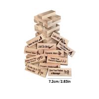 Hania Rain-Lust Tower Games Super Naughty Block Tower Game for Couples Adults Valentine Tumbling Wooden Tower Stacking Blocks Game for Date Night Ideas for Lover Drunking Games - details 0