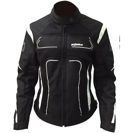 STINA Chaqueta Verano Mujer STINNA TJ 3185 Negra Blanca Ventilada - 1